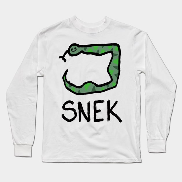 I love snakes Long Sleeve T-Shirt by Doctor Hotdog’s Emporium